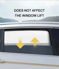 2Pcs Car Side Window Sun Shade Magnet Privacy Curtains UV Reflection Anti Glare UV Block Sunshade for Front/Back Window