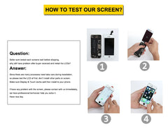 AAA Display for iPhone 5 5S 5SE 6 6S 7 8 Plus LCD Display Full Set Assembly Touch Screen Digitizer Replacement Pantalla+Camera