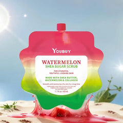Watermelon Cool Scrub Cream Clean Exfoliating Scrub Flavored Cream Refreshing Frosted Cream Watermelon Scrub Fruit Moisturi O8S2
