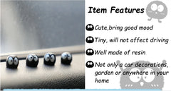 12 Pcs Cute Soot Sprites Automotive Interior Decoration Accessories for Car Rearview Mirror and Dashboard Funny Ornament Gifts