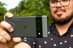 هاتف محمول مفتوح من Google Pixel 6 Pro 5G بشاشة 6.7 بوصة وذاكرة وصول عشوائي (RAM) سعة 12 جيجابايت وذاكرة قراءة فقط (ROM) سعة 128/256 جيجابايت ومعالج ثماني النواة وتقنية NFC وهاتف Google Tensor الأصلي بنظام Android
