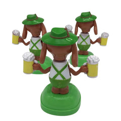 Car Decoration Bobble Head Toy Solar Powered Dancing Dog Solar Dashboard Doll Decoration Cute Dog Swinging Animated Dancer Toy