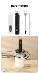 MINI Coffee Frother USB Rechargeable 3 Speeds Foam Maker Coffee Milk Mixer Electric Handle Blender Egg Beater Hot Cooking Tools