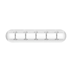 VIKEFON Cable Cord Wire Organizer Silicone USB Cable Winder Management Clips Self Adhesive for Mouse Keyboard Headset For iPhone
