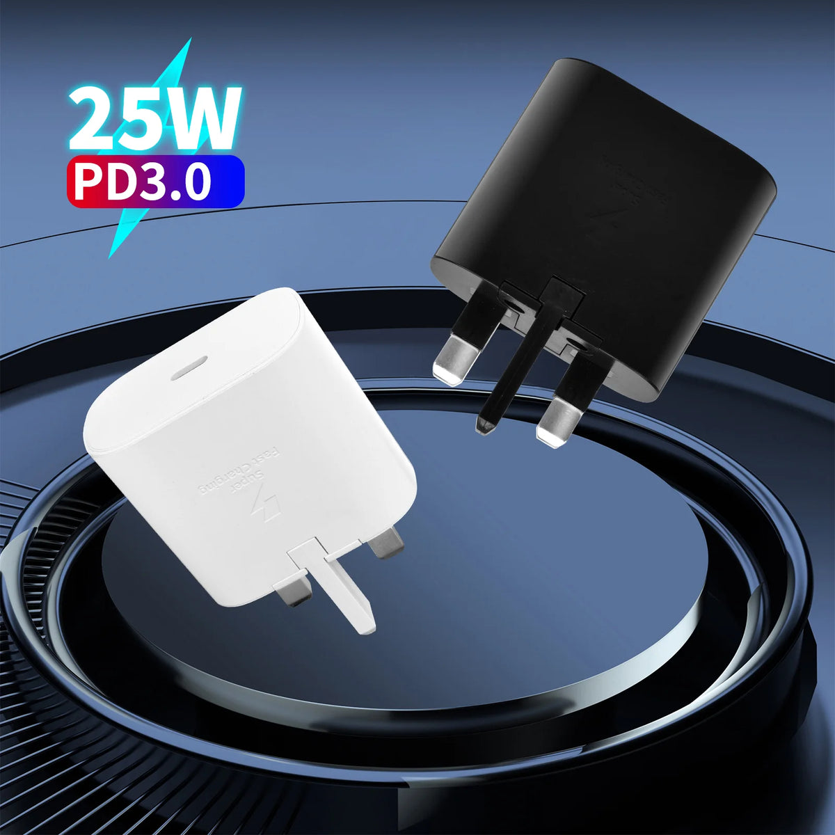 محول شاحن سريع PD 25 وات من النوع C لأجهزة سامسونج