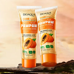 Papaya Vitamin C Whitening Exfoliating Scrub Moisturizing Deep Cleaning Scrub Gel Smoothing Nourishing Skin Summer