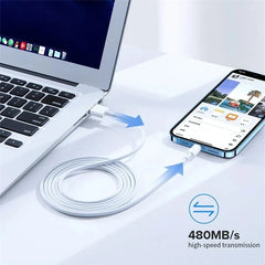 كابل USB أصلي بقوة 30 وات لأجهزة Apple iPhone 14 13 12 11 Pro Max 7 8 Plus XS XR شحن سريع USB C إلى كابل iOS ملحقات شاحن