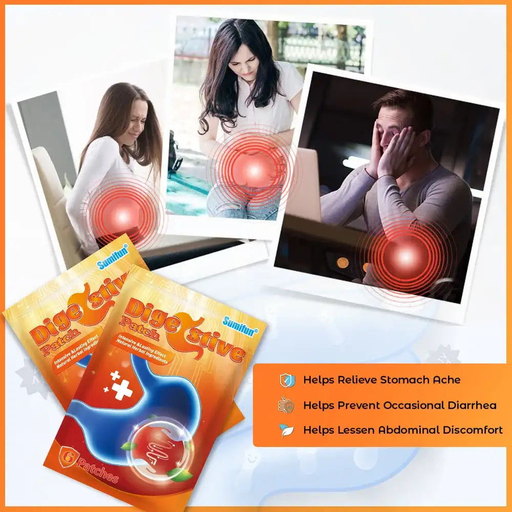 Stomach Pain Patch Stomachache Gastritis Treatment Colitis Patch Gastrointestinal Digestive System Problems Plaster Health Care