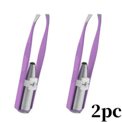 Eyebrow Tweezer with LED Light Smart Design Precision Eyelash Hair Remove Clip Stainless Steel Tweezers Portable Makeup Tools