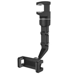 360 Degree Rotatable Universal Car Phone Holder Multifunctional Auto Rearview Mirror Seat Clip Bracket Cell Phone Holder