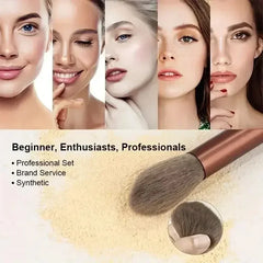 مجموعة فرش المكياج الناعمة والرقيقة، فرشاة الأساس الاحترافية لبودرة ظلال العيون، فرشاة مزج المكياج كابوكي، أداة تجميل