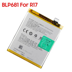 بطارية هاتف بديلة 2024 BLP681 لهاتف OPPO R17 بسعة 3500 مللي أمبير/ساعة BLP679 لهاتف OPPO R17 Pro R17pro بسعة 3700 مللي أمبير/ساعة بطاريات عالية الجودة