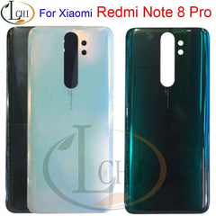 New For Xiaomi Redmi Note8 Note 8 Pro Battery Back Cover Glass Panel For Redmi Note 8Pro Rear Door Housing Case Adhesive Replace
