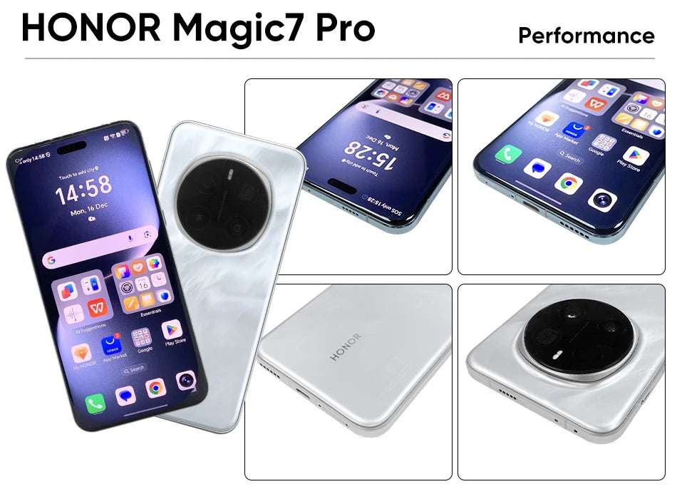 Global Version HONOR Magic7 Pro 5G Smartphone 6.8'' 120Hz OLED Display Snapdragon 8 Elite 100W SuperCharge Magic 7 Pro Phones