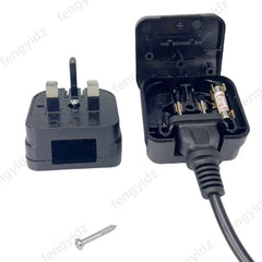 High Quality UK Converter With Fuse, US/Janpan/China 2 Flat Parallel Pin Plug To Singapore Malaysia Hongkong Socket Power Adapte