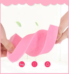Bath Sponge Scrub Shower Soft Exfoliating Body Skin Shower Spa Bath Brush Washing Sponge Pad Sponges Cleaning Spa Bath Ball
