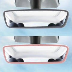 إطار حماية مرآة الرؤية الخلفية من السيليكون لملحقات وحدة التحكم المركزية لسيارة Tesla Model 3 YSX وغطاء الرؤية الخلفية الداخلي وحافظة مطاطية