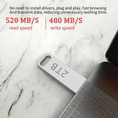 محرك أقراص فلاش USB 3.2 عالي السرعة من شاومي بسعة 2 تيرابايت، محرك أقراص USB محمول مقاوم للماء بسعة 1 تيرابايت و512 جيجابايت و256 جيجابايت، جديد