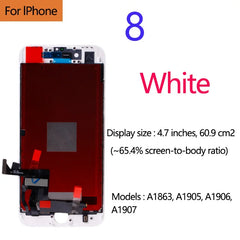 AAA+++ Quality For iPhone 5 5s 5c 6 7 LCD Display Touch Screen For 6s 7 8 Plus SE 100% Brand New LCD Digitizer tempered+Gifts