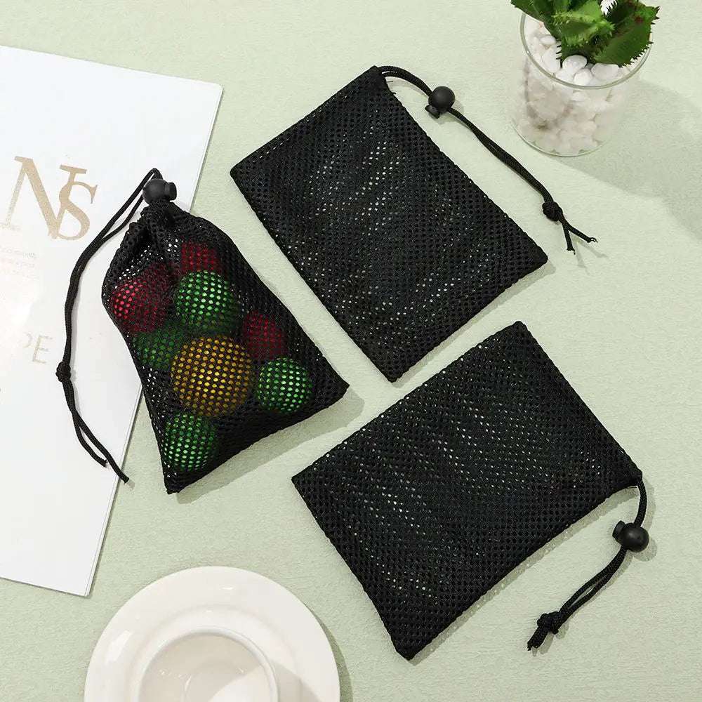 Durable Nylon Mesh Drawstring Bag Multi Purpose Outdoor Travel Stuff Sack Storage Bag Camping Bottle Pot Pan Carrier Pouch