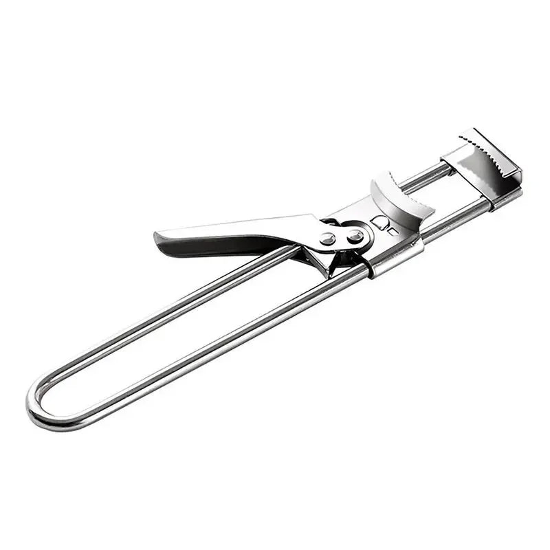 Non-slip Stainless Steel Can & Bottle Opener, Adjustable Handheld Can Opener for Easy Use