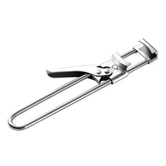 Non-slip Stainless Steel Can & Bottle Opener, Adjustable Handheld Can Opener for Easy Use