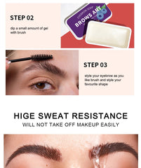 Eyebrow styling cream Three-dimensional and long-lasting transparent eyebrow cream eyebrow glue eyebrow soap eyebrow wax