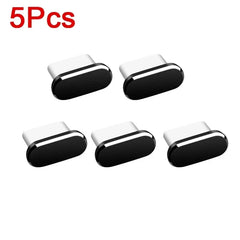 Metal Type C Dust Plugs Cellphone Anti-dust Protectors for Apple IPhone 15 Pro Max/15 Plus/15 Pro Samsung Dustplug