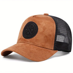 قبعة بيسبول صيفية شبكية للنساء والرجال من ENJOY LIFE مع رقعة حروف Snapback قبعة كاجوال قابلة للتنفس للجنسين قبعات سائقي الشاحنات في الشارع الهيب هوب