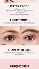 Eyebrow Styling Gel 3D Feathery Wild Brow Wax Waterproof Long Lasting Easy To Wear Shaping Eyebrows Makeup Sculpt Soap Cosmetics