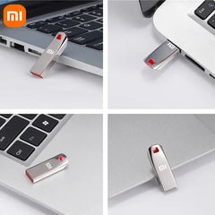 محرك أقراص فلاش USB من شاومي يو ديسك بسعة 1 تيرابايت عالية السرعة لنقل البيانات وتخزين محمول فائق السرعة ومتين ومقاوم للماء