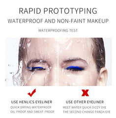 12 color rainbow DIY colored eyeliner is not easy to smudge matte eyeliner pen
