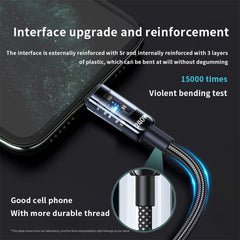 240W Fast Charging Cable USB To TypeC High Speed Data Transfer Antibreak Data Line for Samsung IPhone Xiaomi HUAWEI Macbook IPad