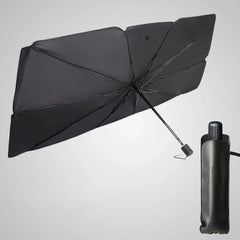 Car Sunshade Umbrella Front Windshield Silver Glue Sunshade Umbrella Uv Resistant Folding Car Umbrella Car Sunscreen Accessories