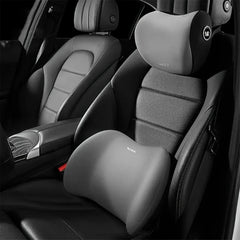 Ergonomic Memory Foam Car Seat Cushion - Lumbar Support & Neck Pillow For All-Season ComfortSynthetic Fiber Car Accessories