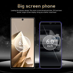 هاتف Global Vision S25 Ultra الذكي بنظام أندرويد 4100 مللي أمبير/ساعة وذاكرة وصول عشوائي (RAM) سعة 8 جيجابايت وذاكرة قراءة فقط سعة 256 جيجابايت وشاشة 6.8 بوصة ودقة 720x1600HD بدقة 16+32 ميجابكسل وشبكة 4G و5G