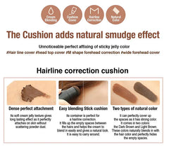 1pcs Pro Hairline Enhancer Stick Waterproof Sweat-Resistant Hair Filling Powder for Thinning Hair Hair Shadow Shading Sponge Pen