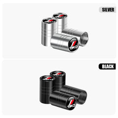 4Pcs Car Styling 3D Metal Wheel Tire Valve Caps Rim Accessories For Toyota RAV4 C-HR Camry Yaris Prius TRD GR Highlander Crown
