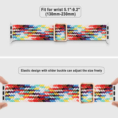 Braided Loop Strap For Apple watch Ultra Band 49mm 44mm 40mm 45mm 41mm 42mm 38mm Elastic Solo bracelet iWatch series9 8 7 6 se 3