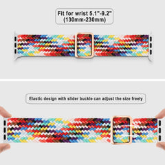 Braided Loop Strap For Apple watch Ultra Band 49mm 44mm 40mm 45mm 41mm 42mm 38mm Elastic Solo bracelet iWatch series9 8 7 6 se 3