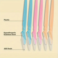 3/5Pcs Eyebrow Razors, Multipurpose Reusable Hair Trimmer, Portable  Shaping Tool For Facial Hair Removal, Eyebrow Shaver