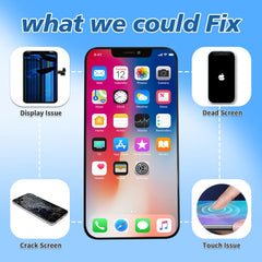 AAA+++ Screen Replacement For iPhone 16 Touch Digitizer Assembly LCD Display True Tone Incell pantalla for iPhone 16 Plus