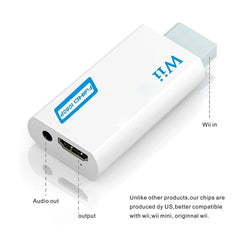 Wii To HDMI-Compatible Adapter Converter 3.5mm Audio For PC HDTV Monitor 1080P 720P Wii2 To HDMI-Compatible Converter Adapter