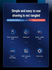 Xiaomi New Rechargeable Touch Screen Electric Ear Nose Hair Trimmer Type-C Fast Charging Portable Clipper Trimmer For Nose