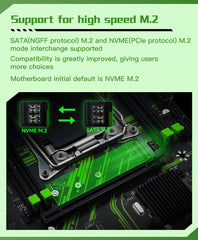 لوحة أم MACHINIST X99 X99 PR9 تدعم LGA 2011-3 Intel Xeon E5 V3 &amp; V4 CPU DDR4 RAM SATA/NVME M.2 Slot