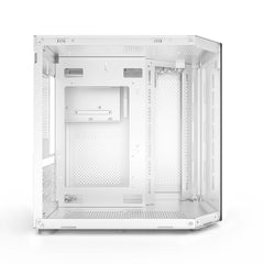 Power Train Star Realm M-ATX Desktop Computer Case Without Pillars Three Sided Glass Panoramic Sea View Room 240 Water Cooling