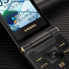 Yeemi G10-C 2G GSM Dual SIM Dual Screen Flip Feature Phone Big Fronts For Elder 2.8 inch FM Mp3/Mp4 Bluetooth Cheap Cellphone