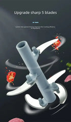 Home Kitchen Manual Ginger Grinder Garlic Mud Splasher Multifunctional Vegetable Cutter Handheld Meat Grinder Modern Minimalist