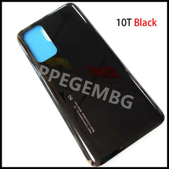 1 PCS For Xiaomi Mi 10T Mi10T Pro 5G M2007J3SY Phone Battery Cover Back Glass Panel Rear Door Lid Shell Housing Case + Adhesive