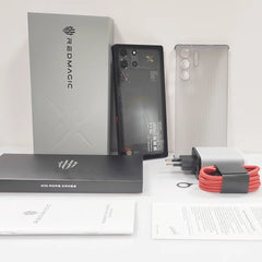 النسخة العالمية Redmagic 10S Pro NX789J Snapdragon 8 Elite الإصدار الرائد 6.853 بوصة Q9 + 144 هرتز AMOLED 50 × 2 + 2 + 16 ميجابكسل 7050 مللي أمبير 80 واط NFC